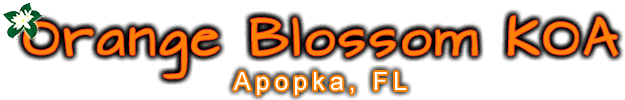 Orange Blossom KOA Logo